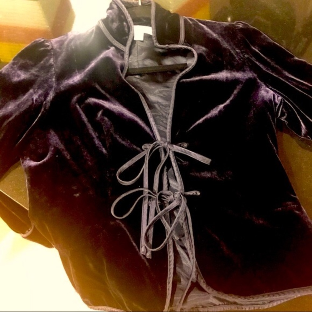 Banana Republic velvet blazer